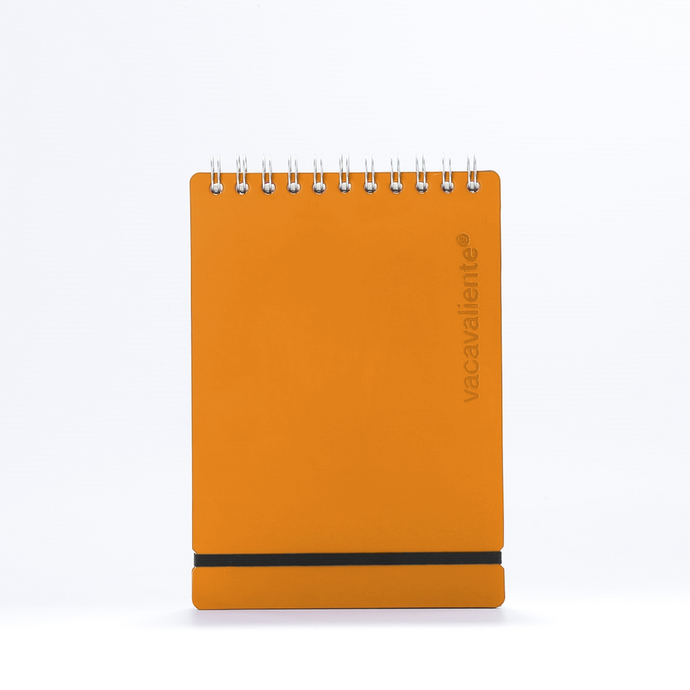 Vacavaliente | Anotador Studio Liso A5 Pumpkin Orange