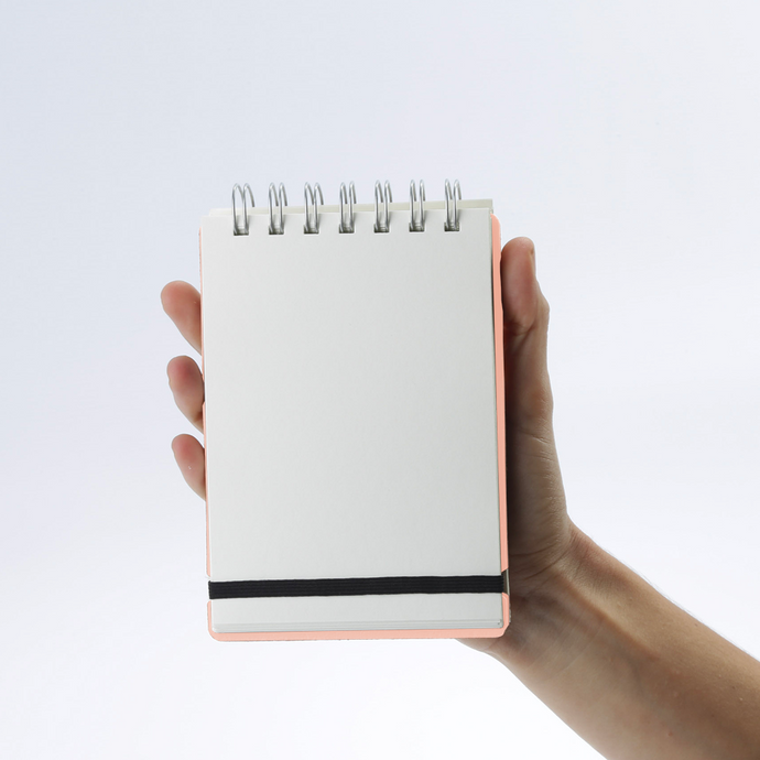 Vacavaliente | Anotador Studio Liso A6 Pink Sand