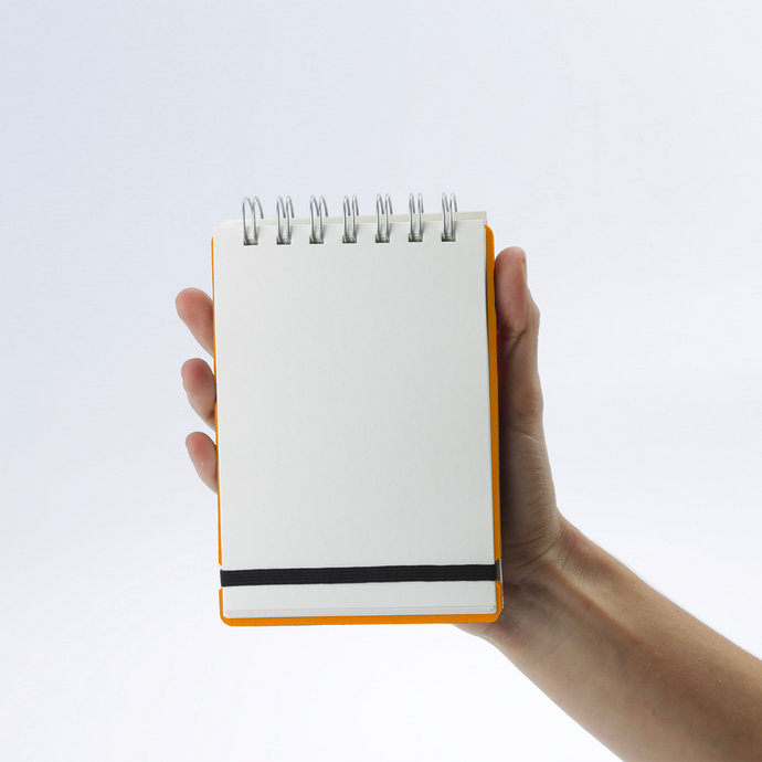 Vacavaliente | Anotador Studio Liso A6 Pumpkin Orange