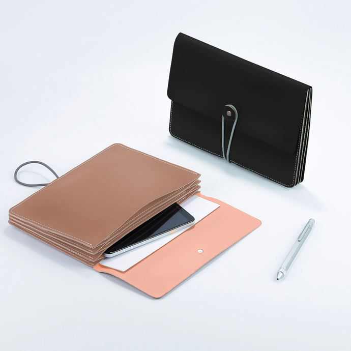 Vacavaliente | Archivador Urban A5 Pink Sand - Nut