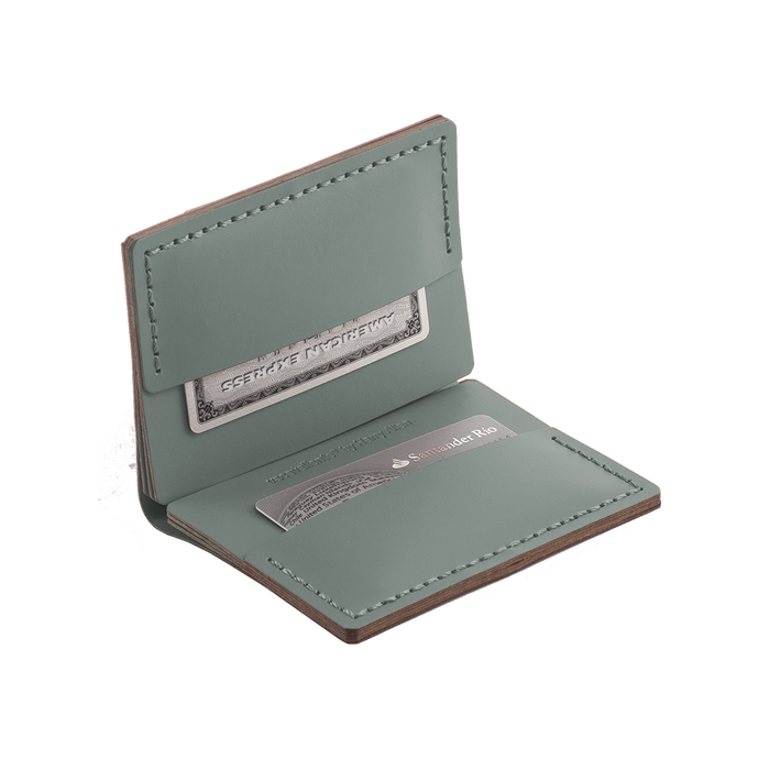 vacavaliente | Billetera Stack S2 Doble Eucalyptus