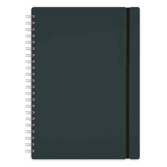 vacavaliente | Cuaderno Studio Liso A4 Amazonia Green