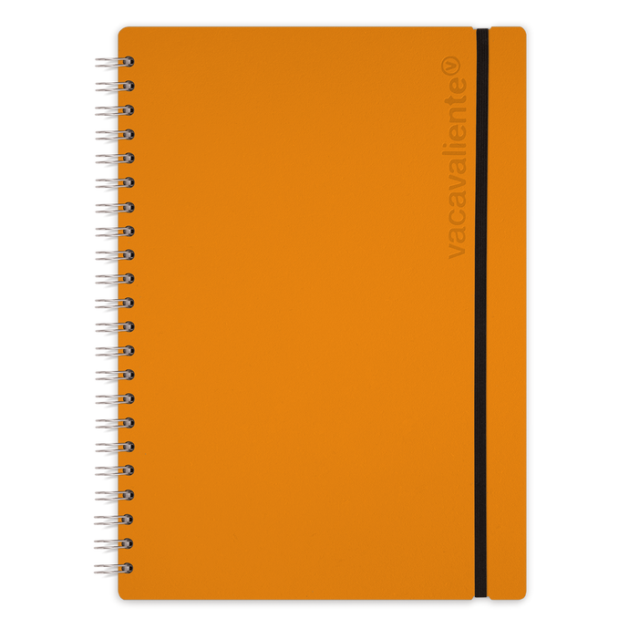 vacavaliente | Cuaderno Studio Liso A4 Pumpkin Orange
