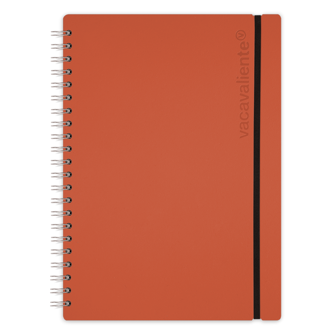 vacavaliente | Cuaderno Studio Liso A4 Red Clay