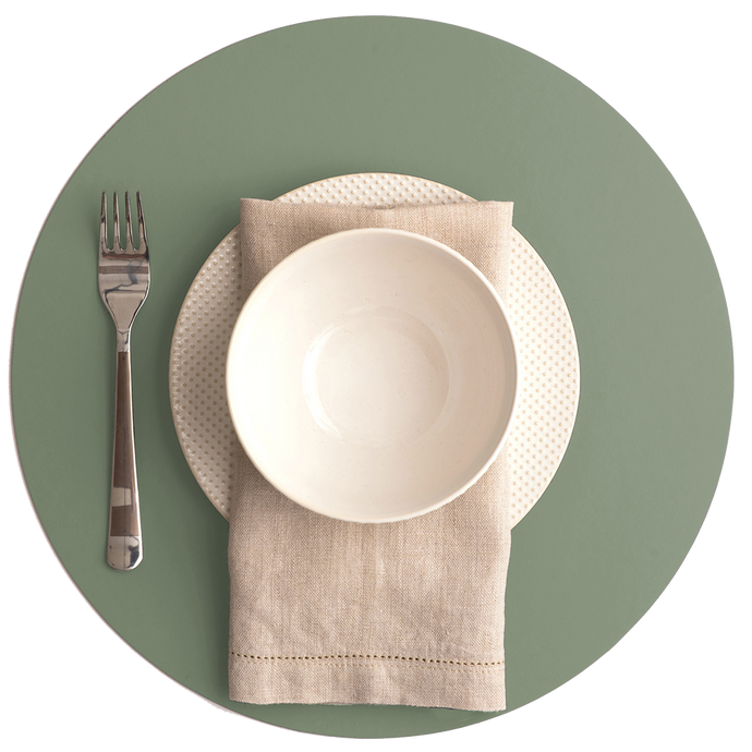 Vacavaliente | Individual Ruca Circular Sage Green