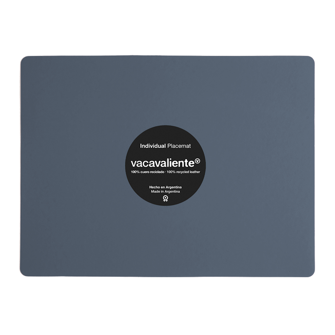 Vacavaliente | Individual Ruca Rectangular Petrol Blue