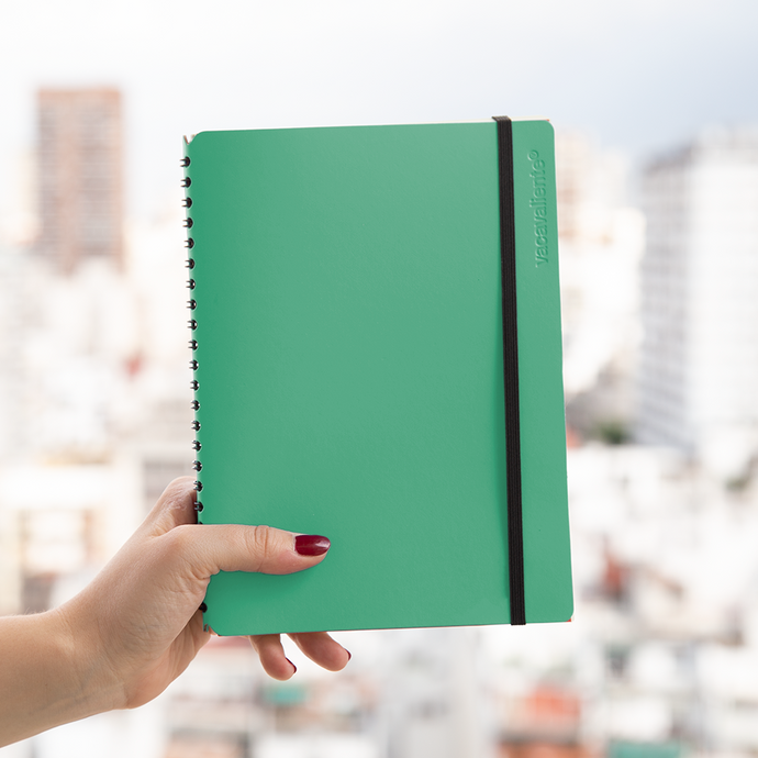 Vacavaliente | Libreta Plein Air Rayado A5 Lotus Green