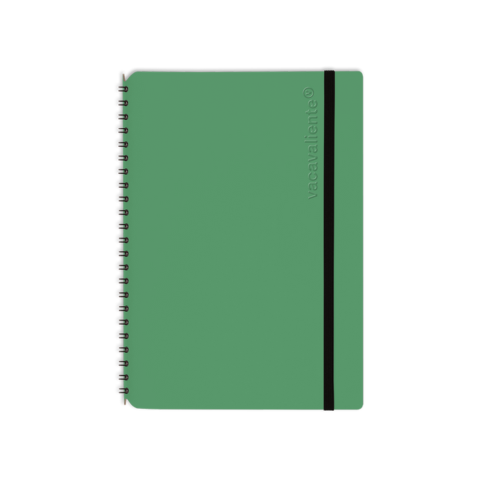 vacavaliente | Libreta Plein Air Rayado A5 Lotus Green