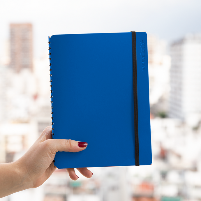 Vacavaliente | Libreta Plein Air Rayado A5 Ocean Blue
