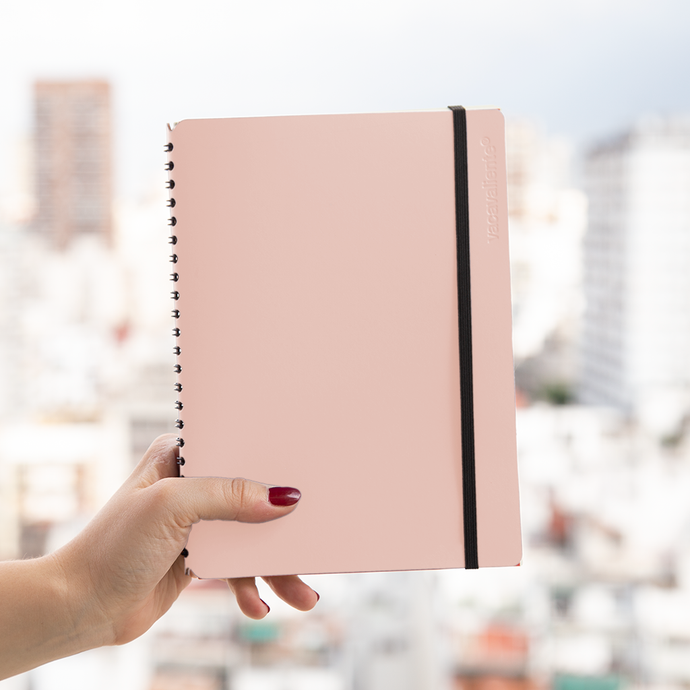 Vacavaliente | Libreta Plein Air Rayado A5 Pink Sand