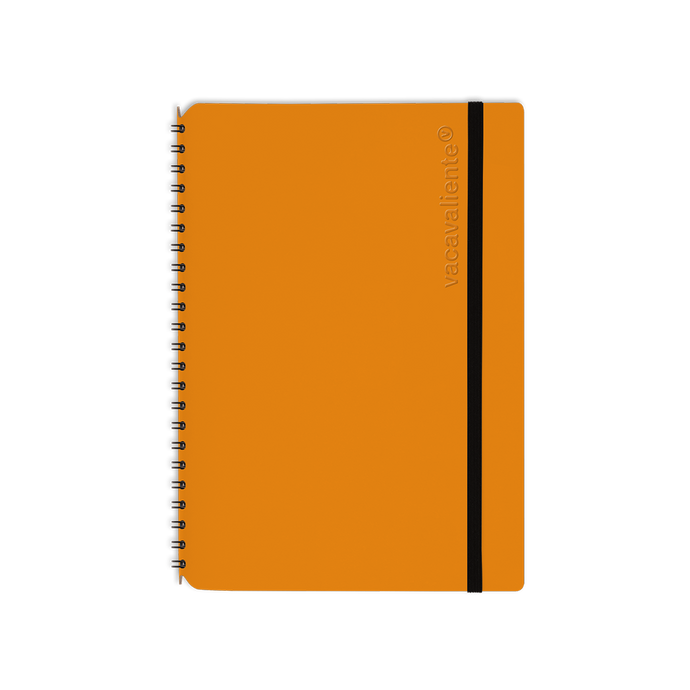 vacavaliente | Libreta Plein Air Rayado A5 Pumpkin Orange