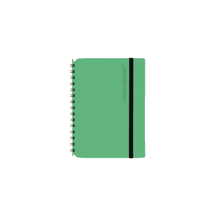 vacavaliente | Libreta Plein Air Rayado A6 Lotus Green