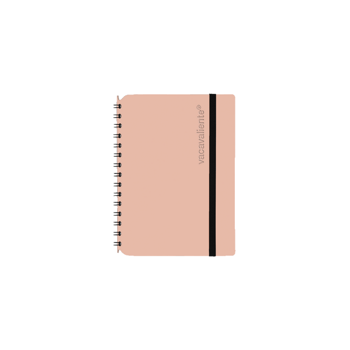 vacavaliente | Libreta Plein Air Rayado A6 Pink Sand