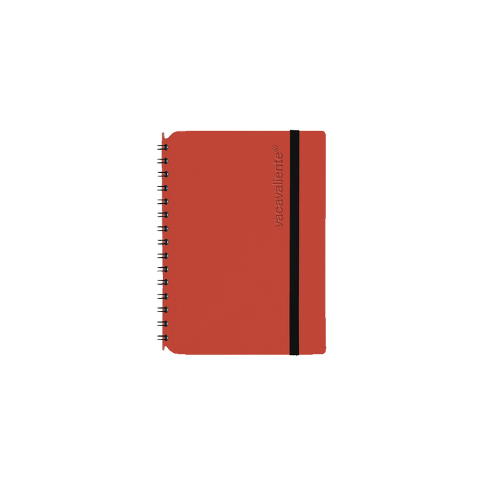 vacavaliente | Libreta Plein Air Rayado A6 Red Clay