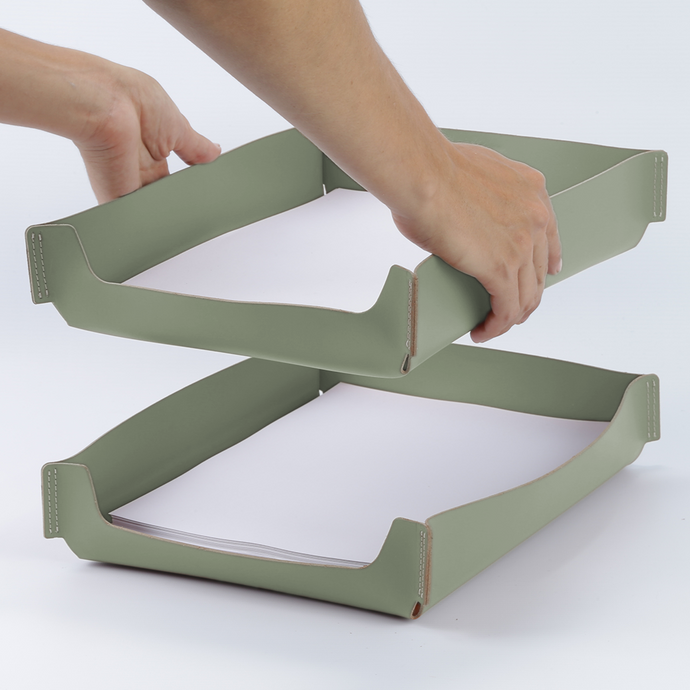 Vacavaliente | Porta Papeles Ruca A4 Sage Green