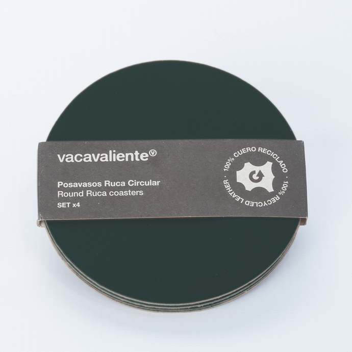 Vacavaliente | Posavasos X4 Ruca Circular Amazonia Green