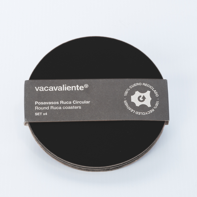 Vacavaliente | Posavasos X4 Ruca Circular Black
