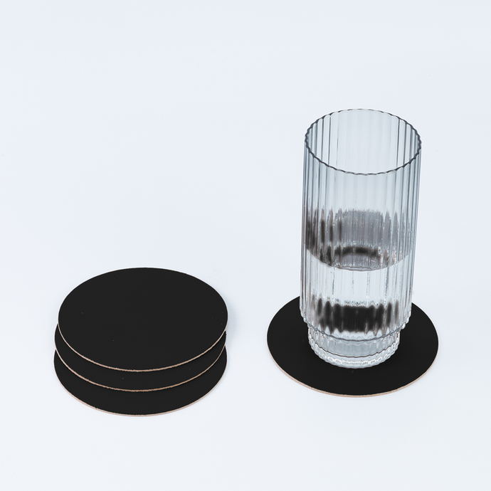 Vacavaliente | Posavasos X4 Ruca Circular Black