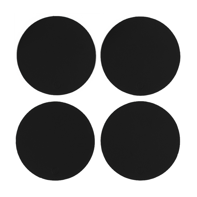 vacavaliente | Posavasos x4 Ruca Circular Black