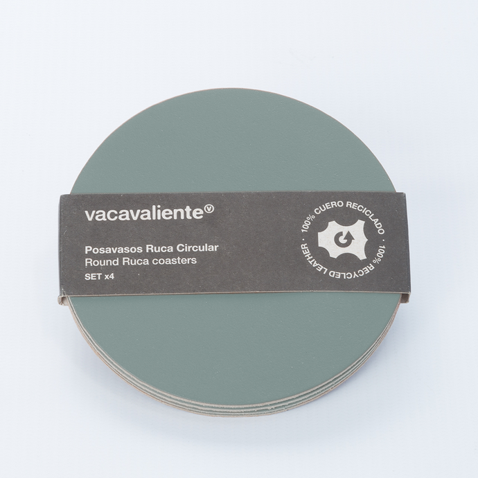 Vacavaliente | Posavasos X4 Ruca Circular Eucalyptus