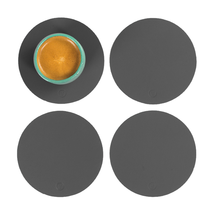 Vacavaliente | Posavasos X4 Ruca Circular Grafite