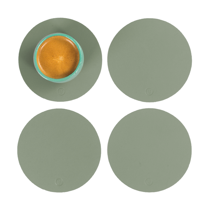 Vacavaliente | Posavasos X4 Ruca Circular Sage Green