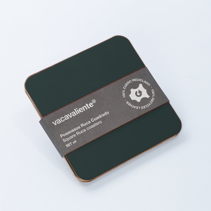 Vacavaliente | Posavasos X4 Ruca Cuadrado Amazonia Green