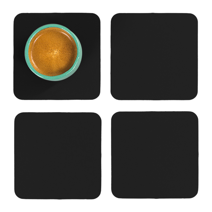 Vacavaliente | Posavasos X4 Ruca Cuadrado Black