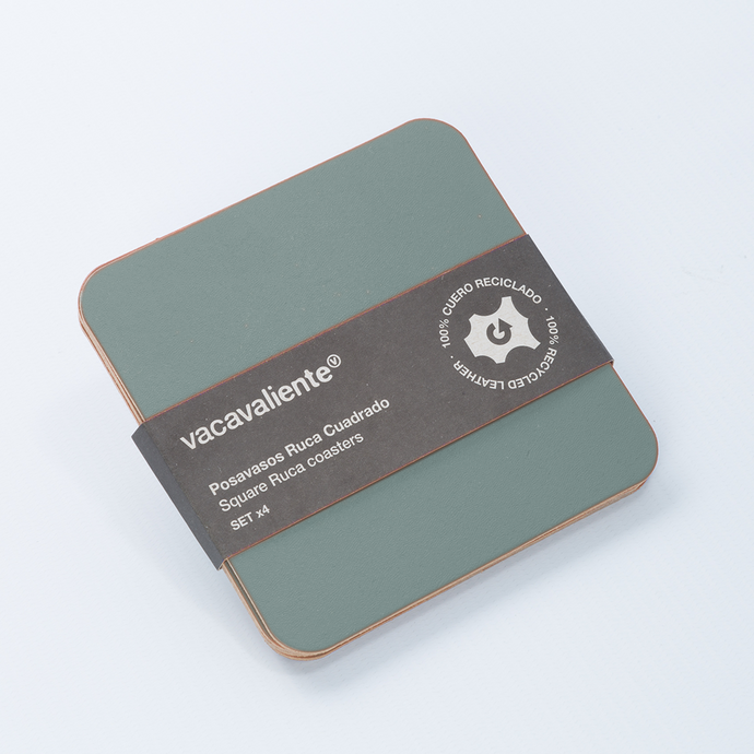 Vacavaliente | Posavasos X4 Ruca Cuadrado Eucalyptus