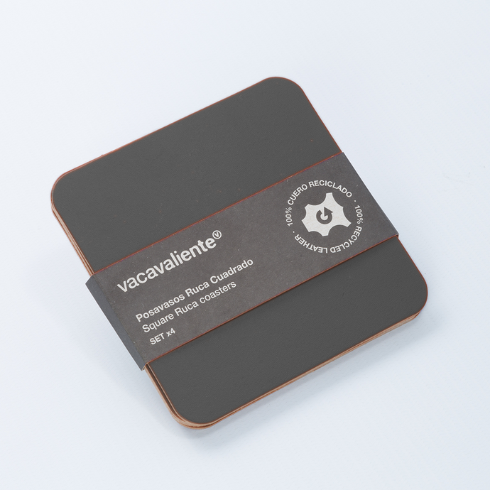 Vacavaliente | Posavasos X4 Ruca Cuadrado Grafite