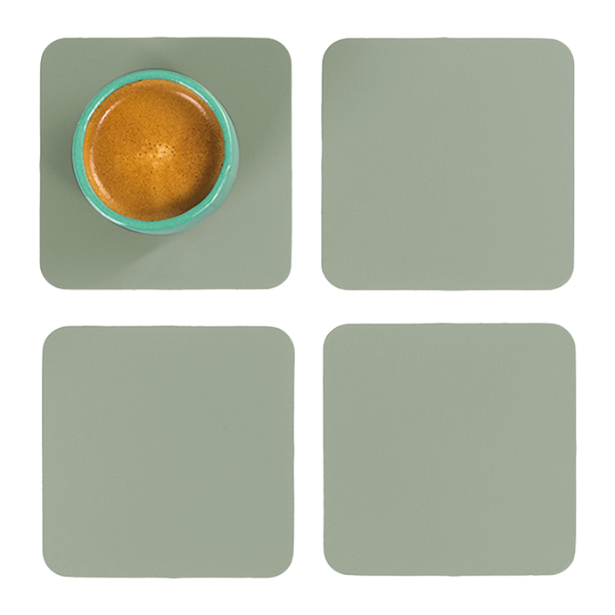Vacavaliente | Posavasos X4 Ruca Cuadrado Sage Green