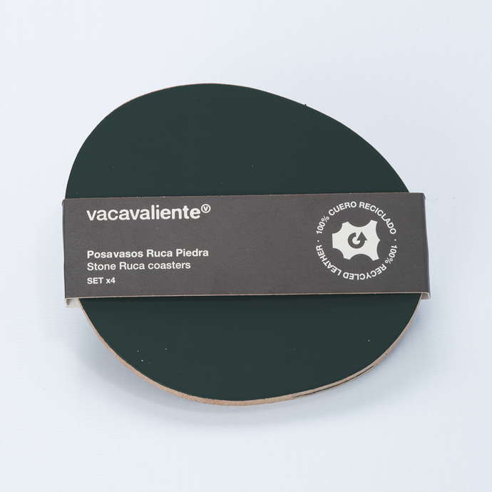 Vacavaliente | Posavasos X4 Ruca Piedra Amazonia Green