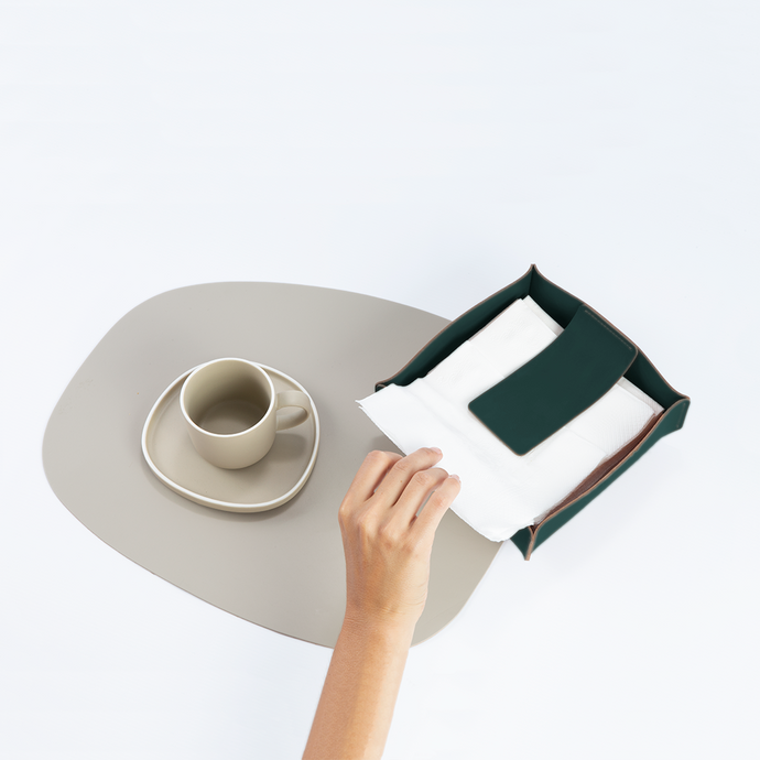 Vacavaliente | Servilletero Ruca Cuadrado Amazonia Green