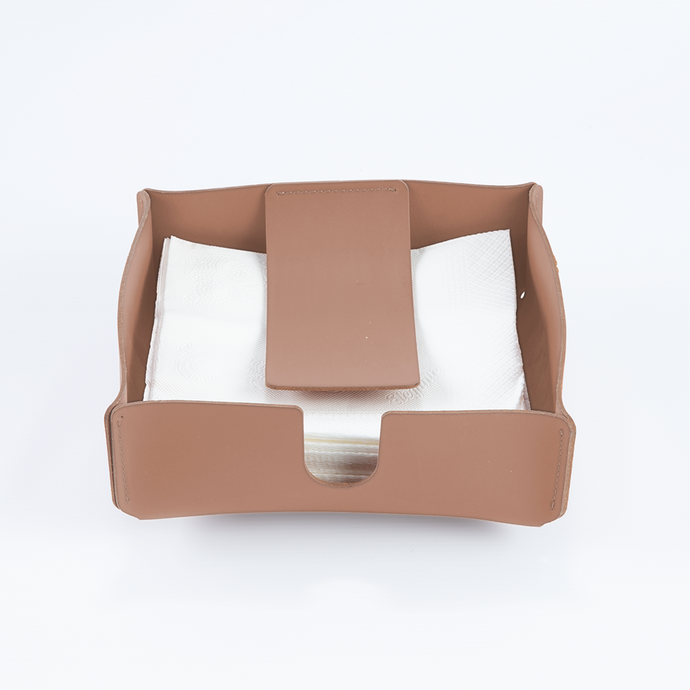 Vacavaliente | Servilletero Ruca Cuadrado Nut