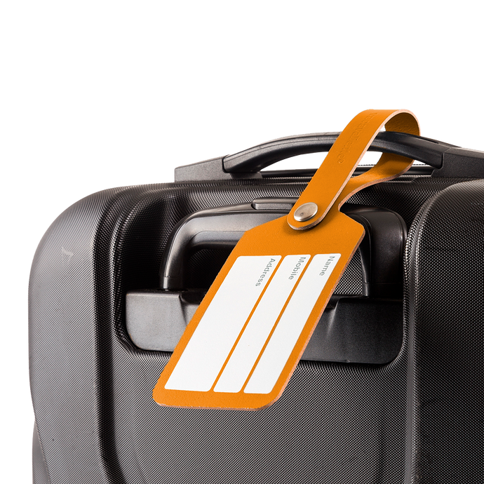 Vacavaliente | Tag De Valija Urban Simple Pumpkin Orange