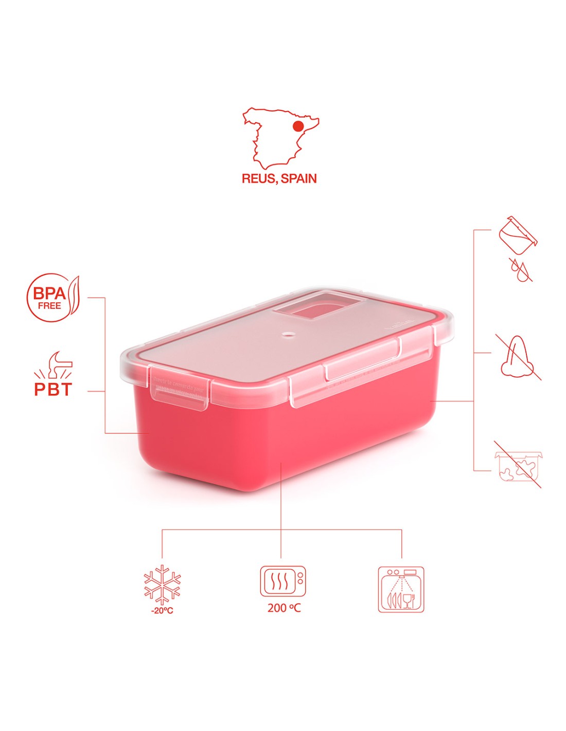 Valira CONTENEDOR HERMÉTICO 0 75 L