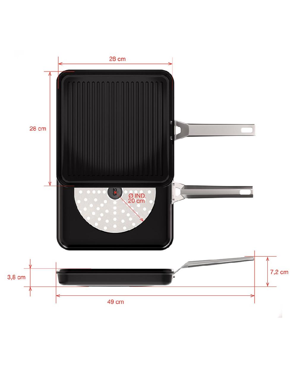 Valira GRILL AIRE PFAS FREE 28x28cm