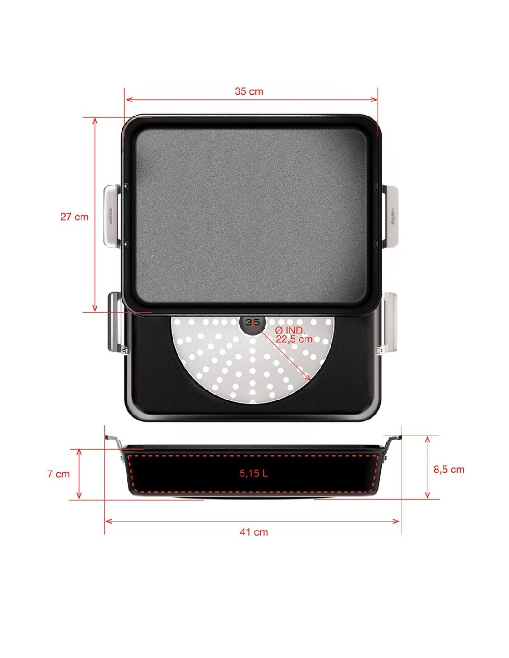 Valira RUSTIDERA AIRE INDUCCIÓN 35x27cm