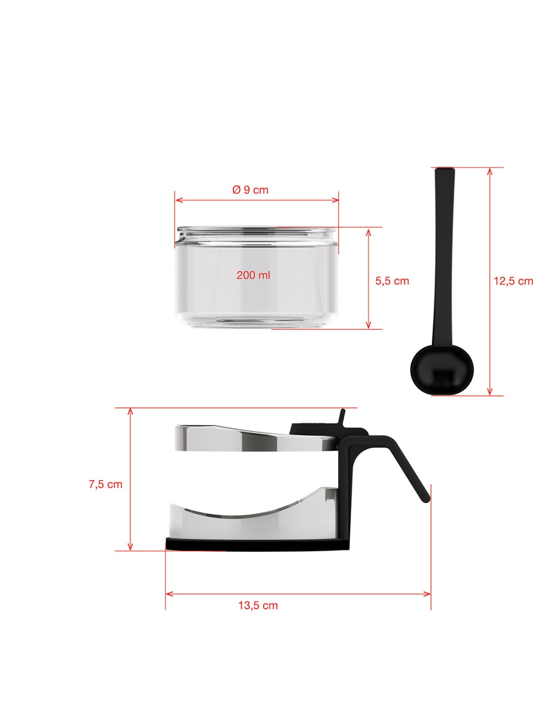 Valira SALSERA AZUCARERO INOX