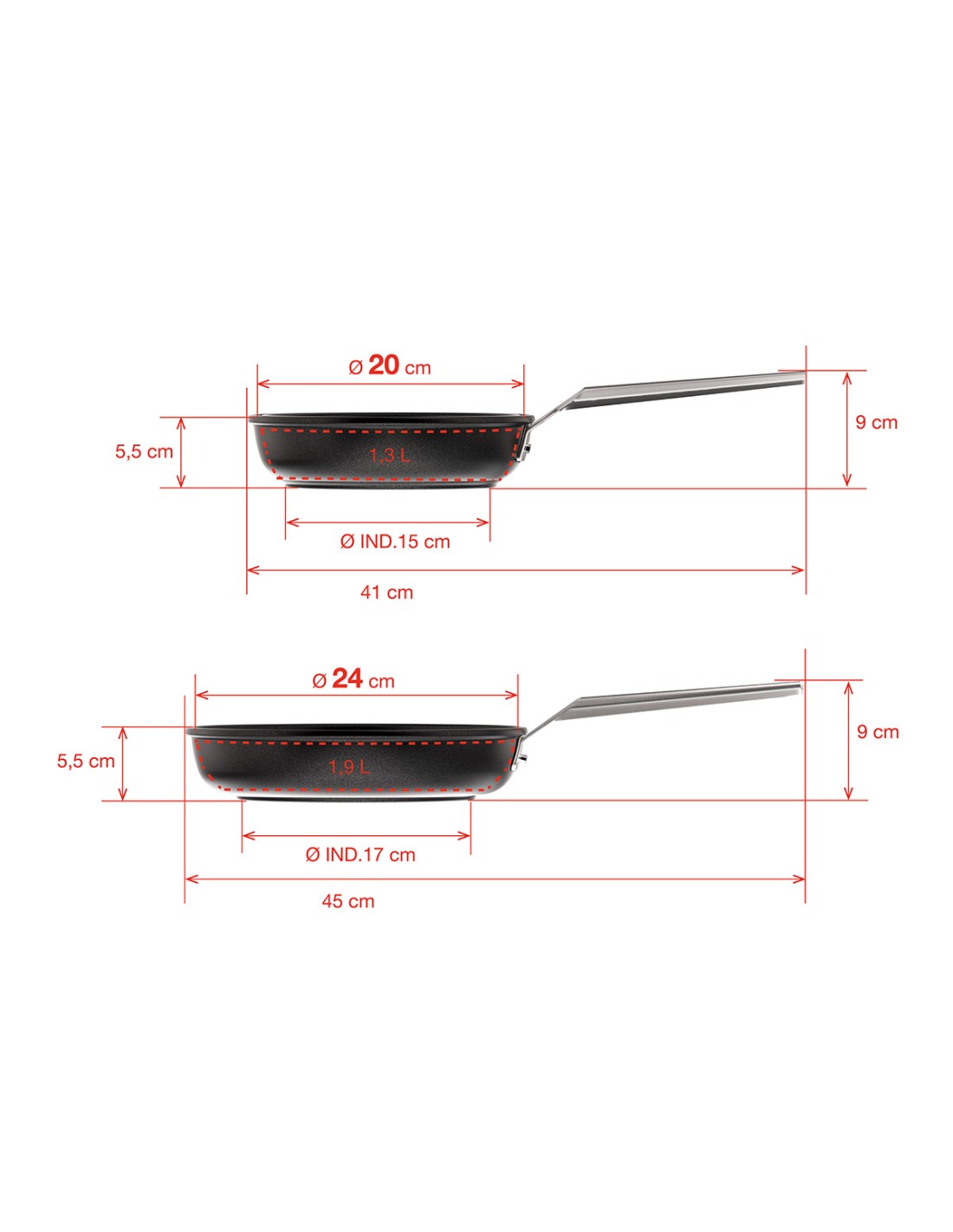Valira SET SARTENES AIRE INDUCCIÓN