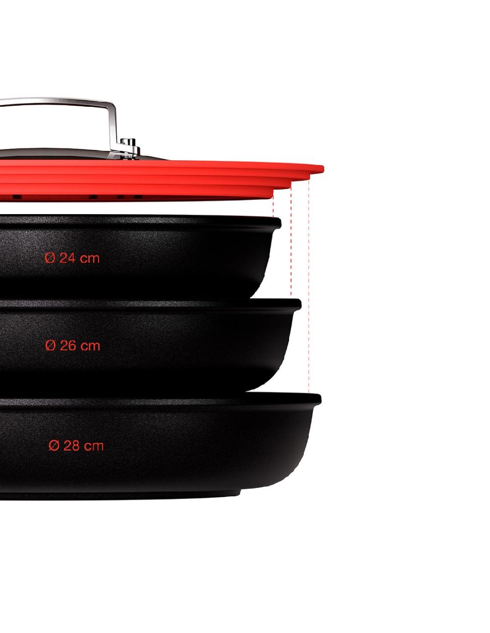 Valira TAPA DE VIDRIO AIRE 24-26-28 CM