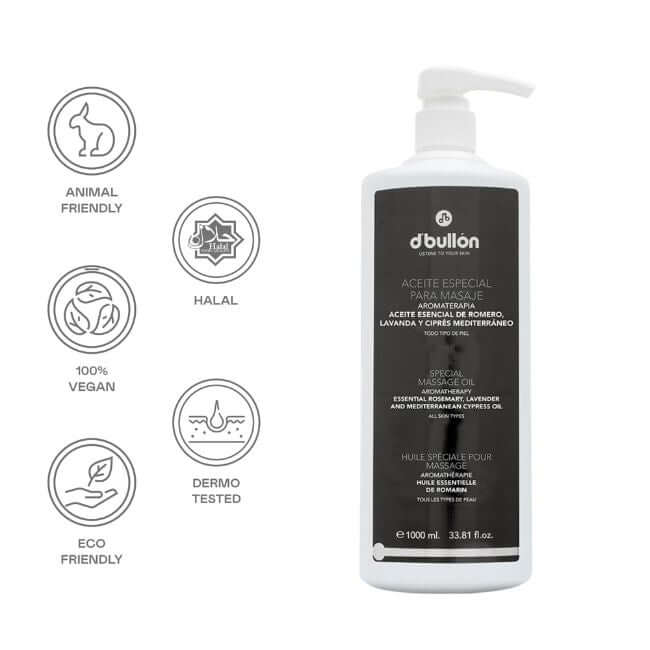 Valquer Laboratorios Aceite Corporal Especial Para Masaje - 1000 Ml