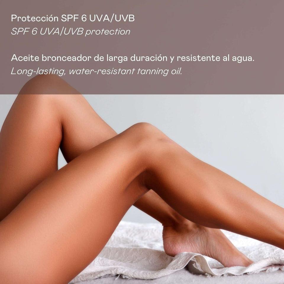 Valquer Laboratorios Aceite Solar SPF 6 Con Acelerador Del Bronceado - 250 Ml