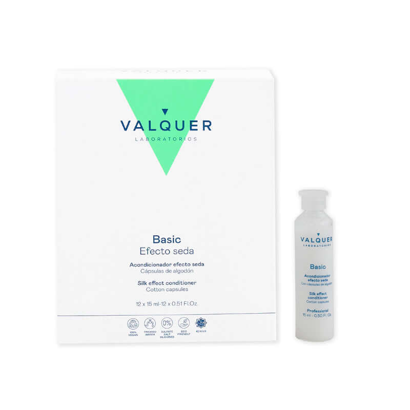 valquer laboratorios Acondicionador capilar efecto seda - 12x15 ml