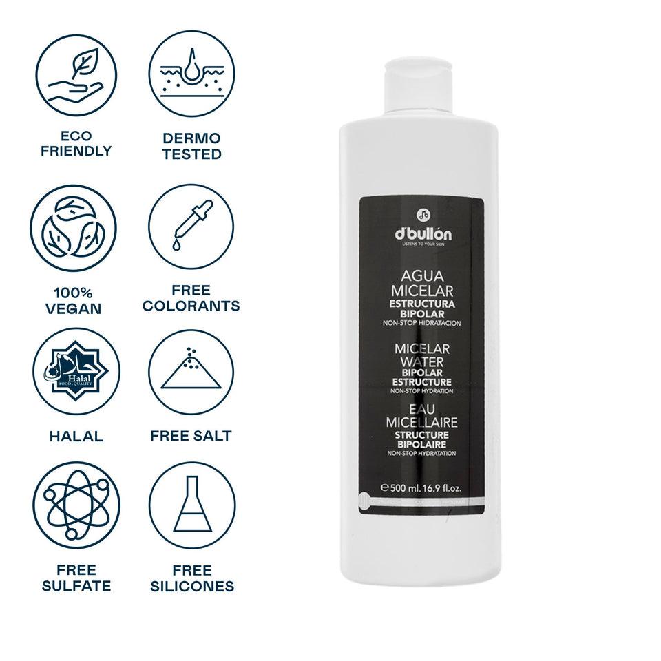 Valquer Laboratorios Agua Micelar Bullon Estructura Bipolar - 500 Ml
