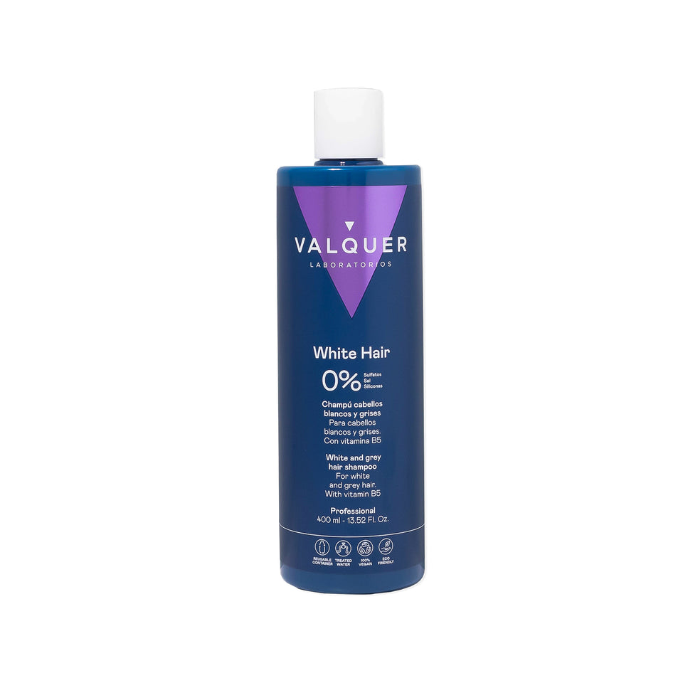 valquer laboratorios Champú cabello Blanco y Gris - 0% Sin Sulfatos