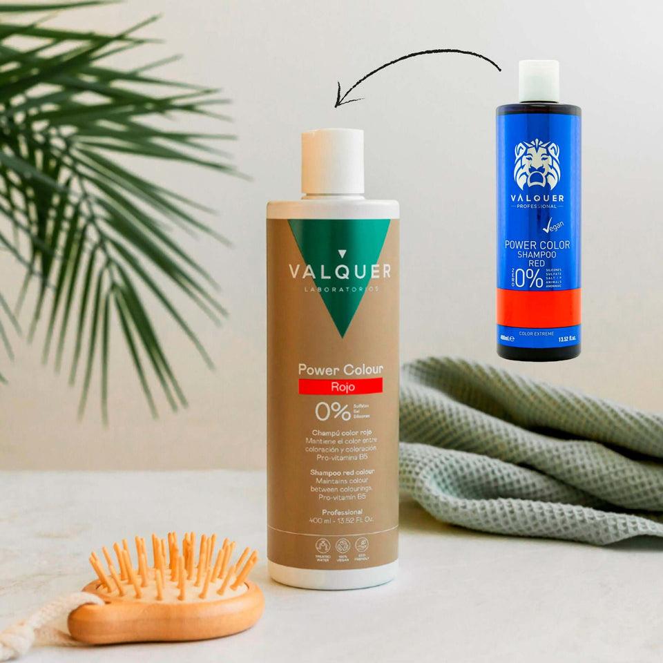 Valquer Laboratorios Champú Color Rojo - Power Color - 400 Ml