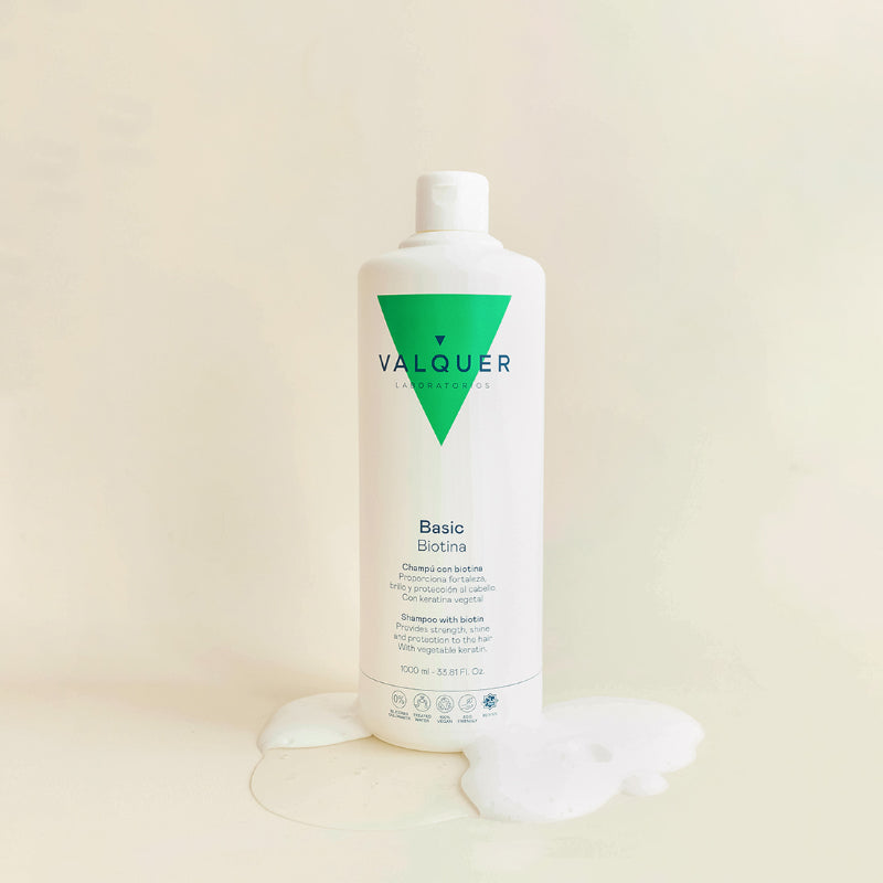 Valquer Laboratorios Champú Con Biotina & Keratina - 1000ml