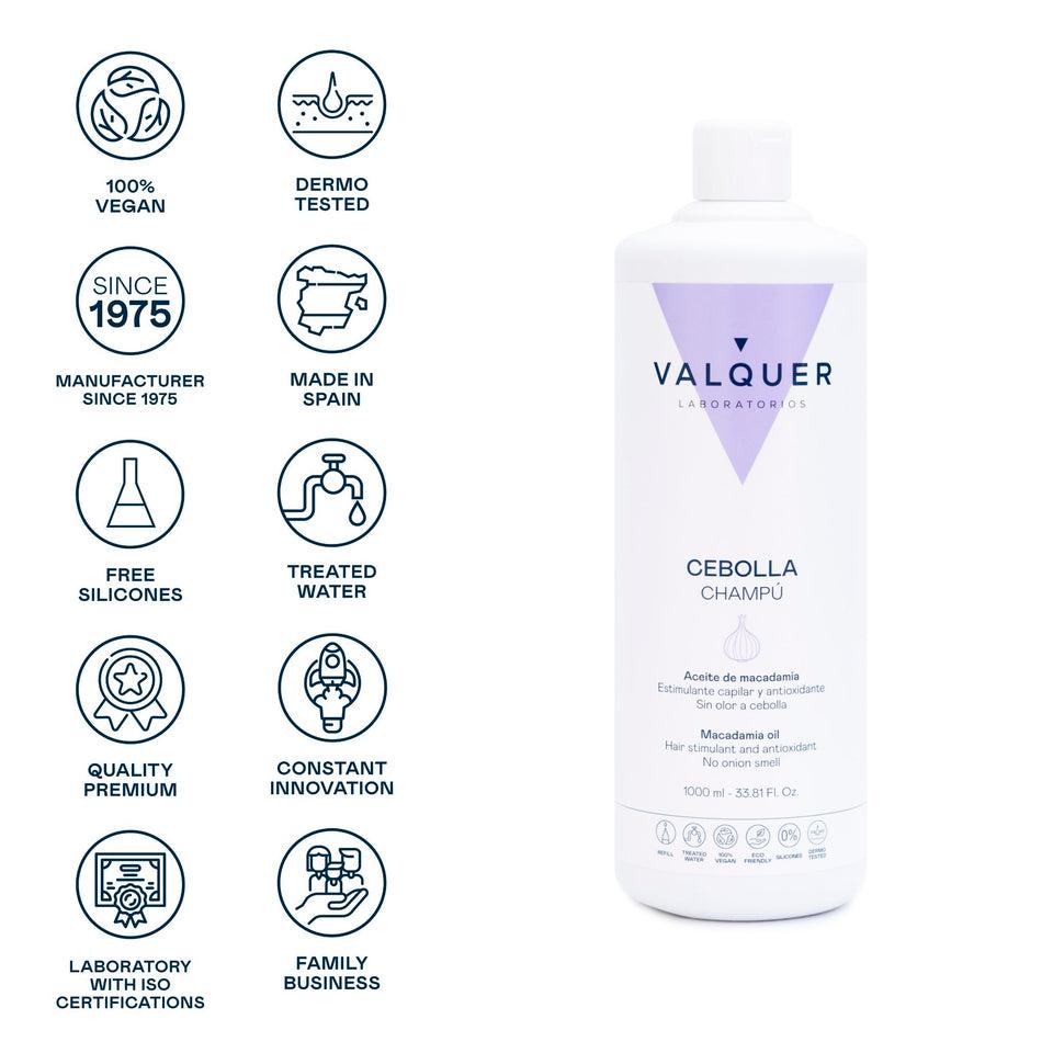 Valquer Laboratorios Champú De Cebolla Para Todo Tipo De Cabello