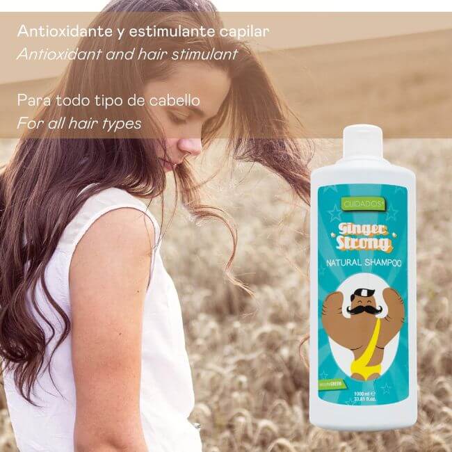 Valquer Laboratorios Champú Jengibre Ginger Strong - 1000 Ml